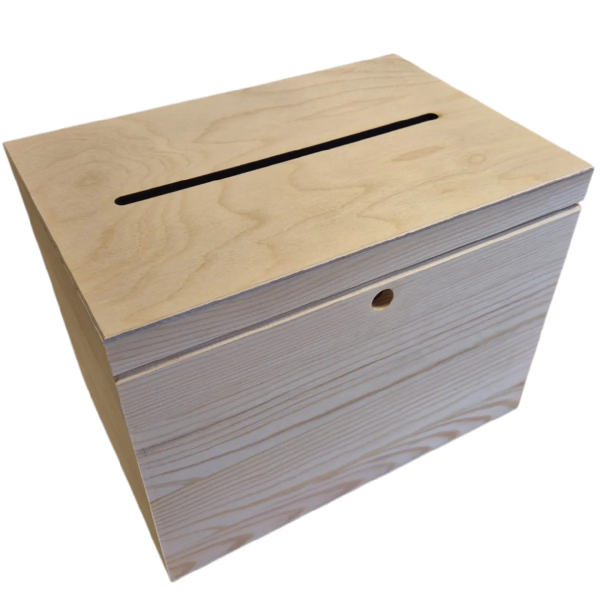 Enveloppe kist Laag grenen hout