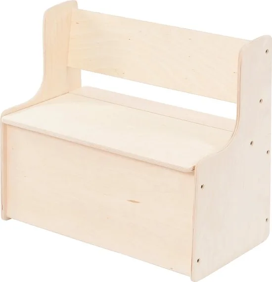 Playwood Houten Speelgoedkist - 34x52 Cm - Bruin