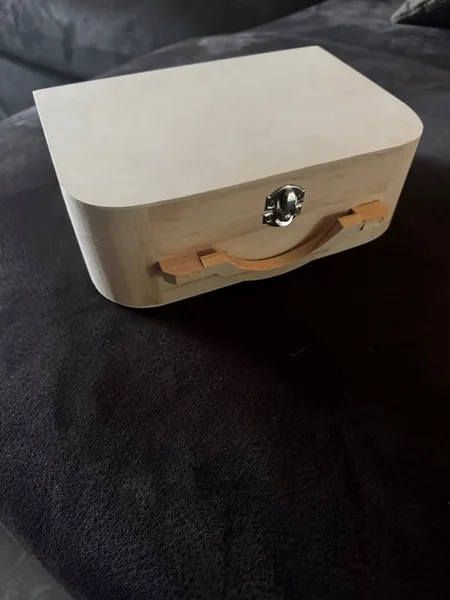 Houten koffer 25 cm
