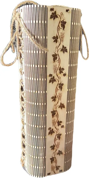 Houten wijnkist 33 cm x 10.5 cm